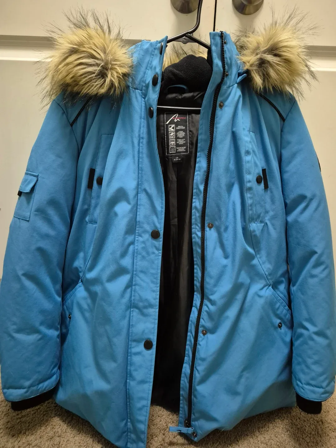 Alpinetek L/G (14-16) Blue Winter Jacket image indicator(4)