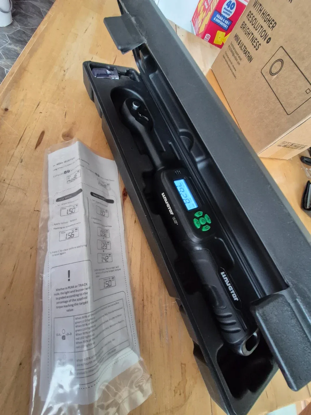 Digital Torque Wrench,NEW, 135Nm image indicator(2)