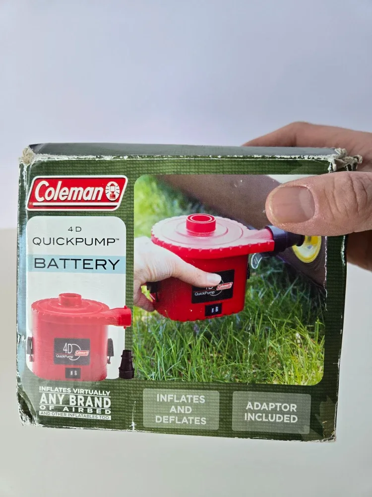 Coleman portable inflator for rafts inflatable image indicator(4)