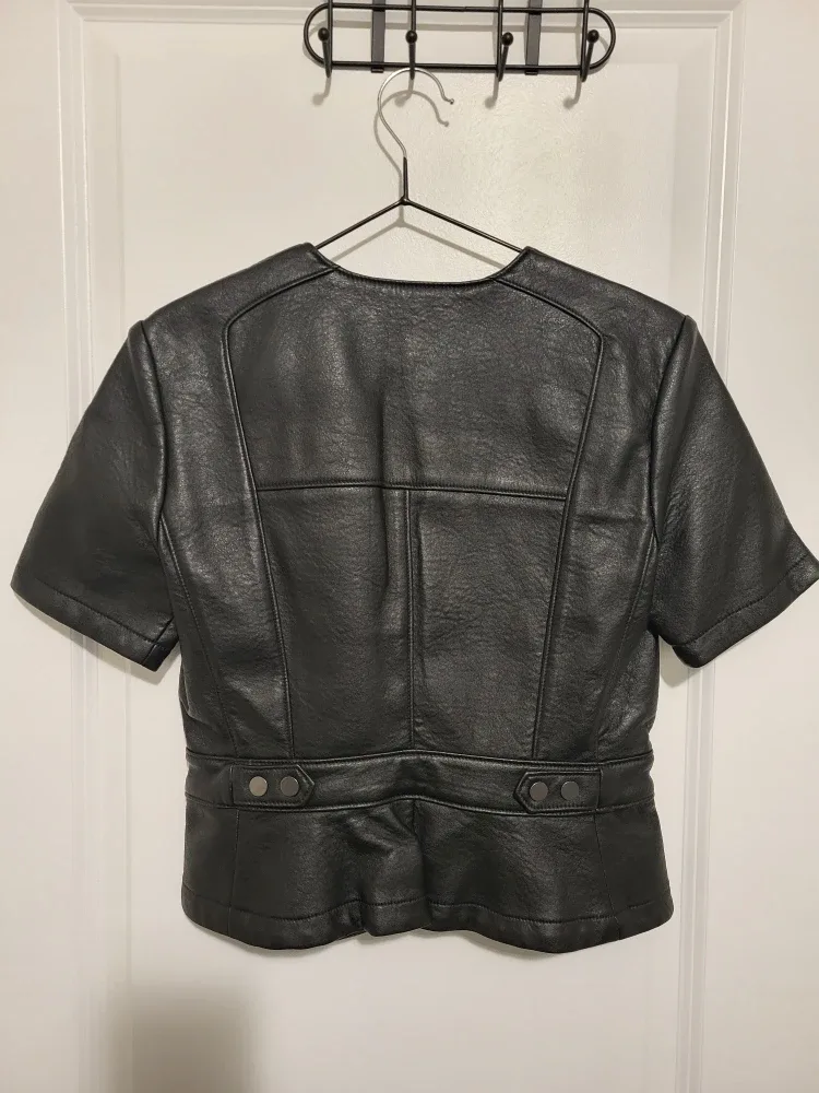 BCBG Max Azria Leather Zip image indicator(3)