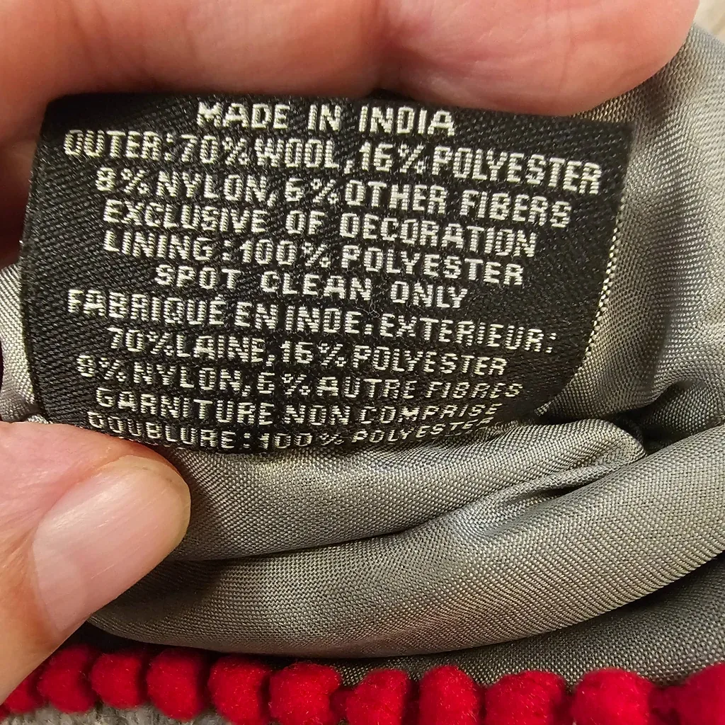 Grey, Red and White Rachel Zoe Christmas Stocking image indicator(7)