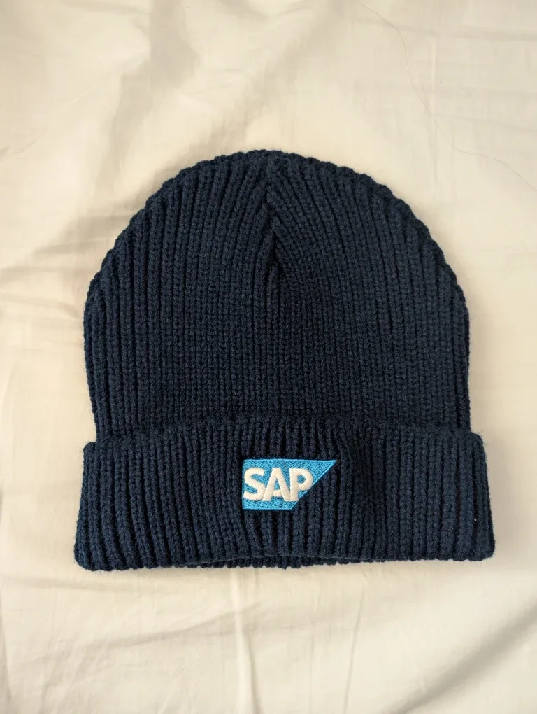 Brand New Port Authority SAP Beanie - Navy Blue
