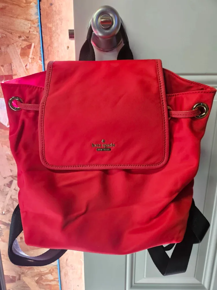Kate Spade Red Backpack