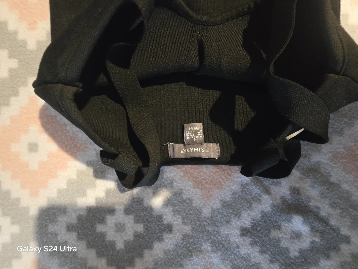 Primark Black Cropped Top - Size S - photo 2