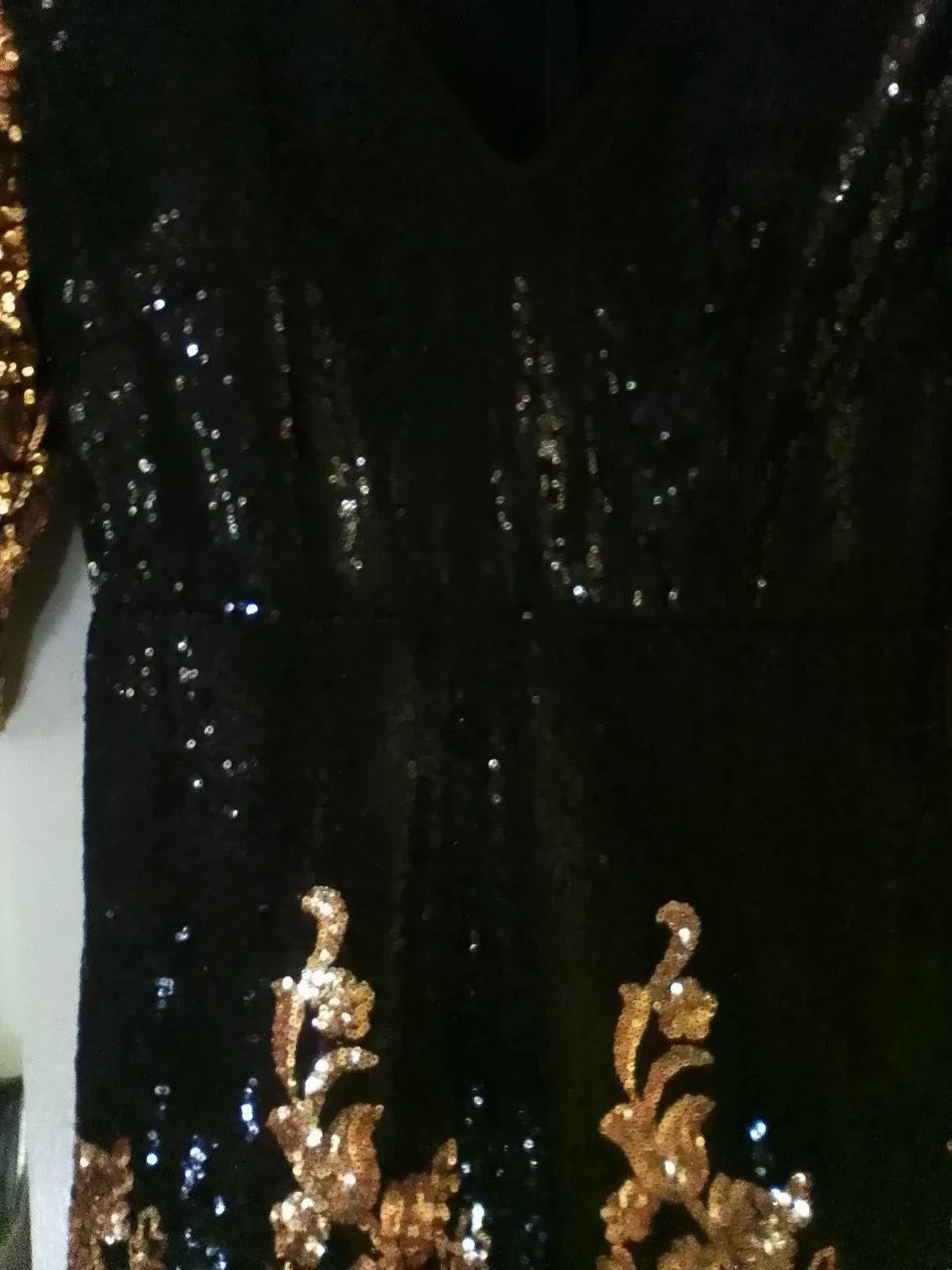 Black and Gold Sequin Dress image indicator(2)