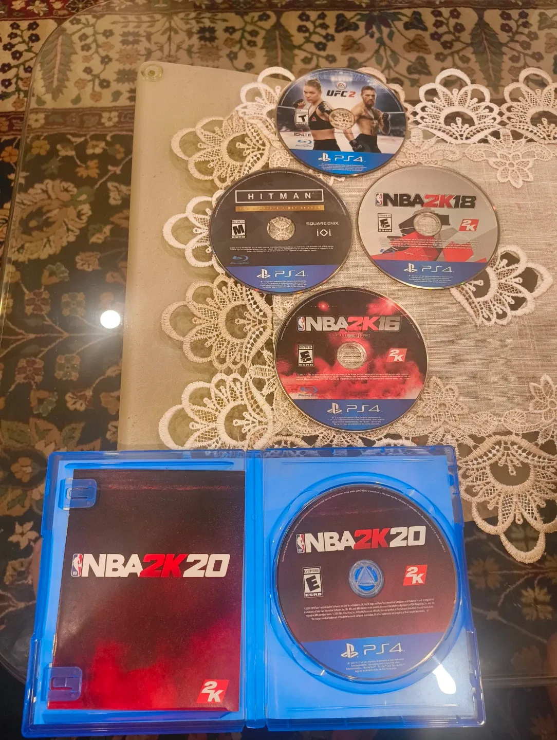 PS4 Games: NBA 2K16, 2K18, 2K20, UFC 2, Hitman