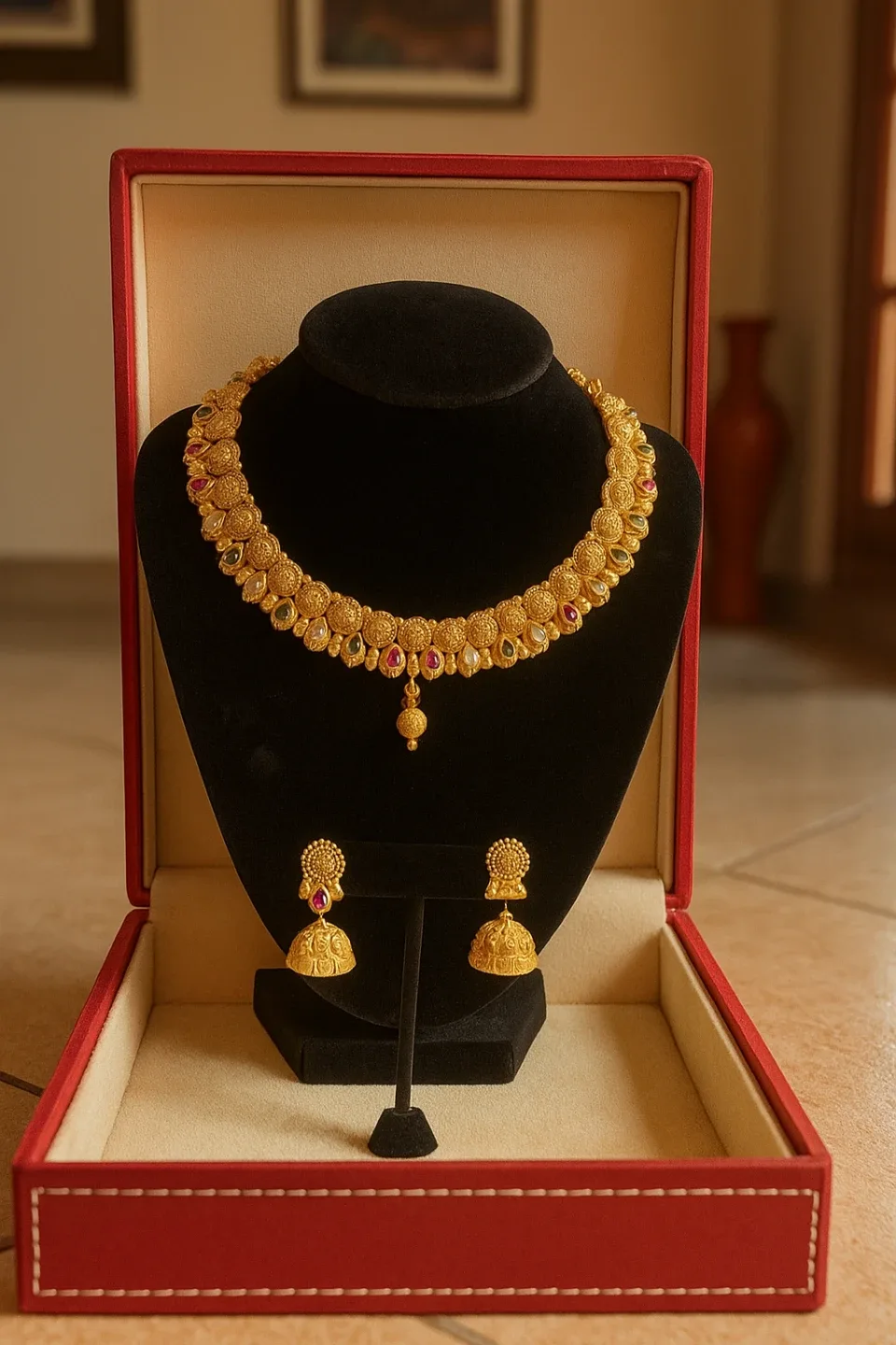 ✨ Royal Heritage Kundan Set ✨