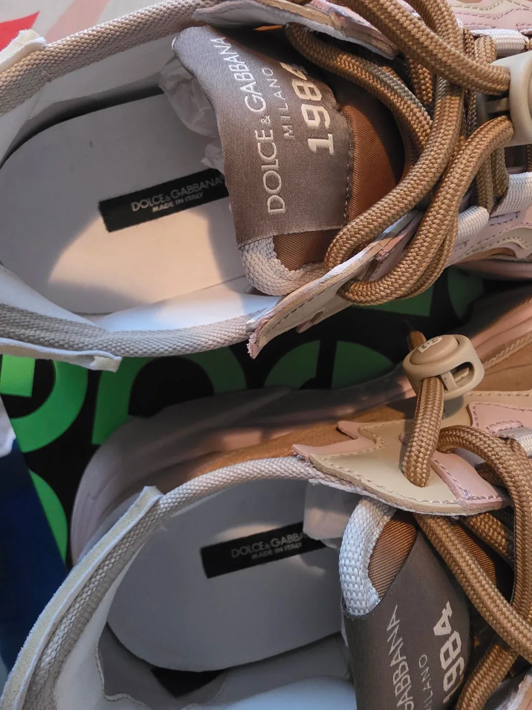 Dolce & Gabbana Multicolor Sneakers Size 40.5 image indicator(5)