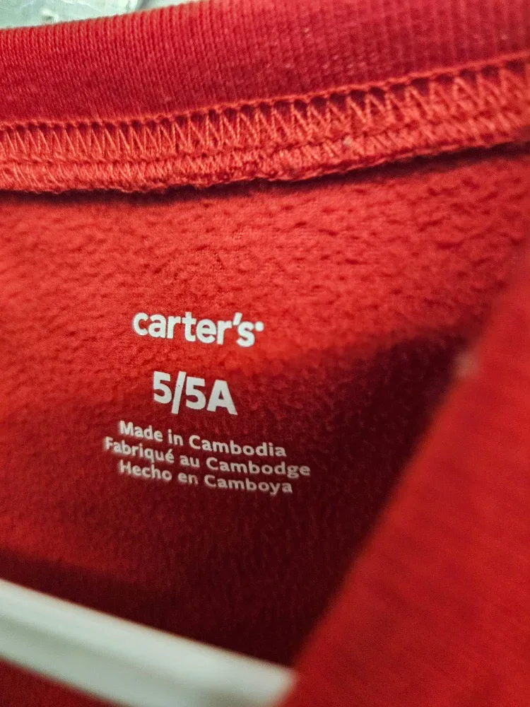 Carter's On Santa's Nice List Sweater - Size 5/5A image indicator(2)