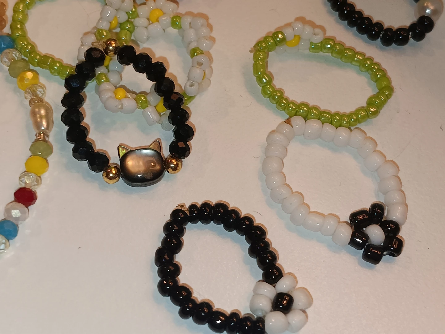Handmade Beaded Rings and Bracelets - photo 3
