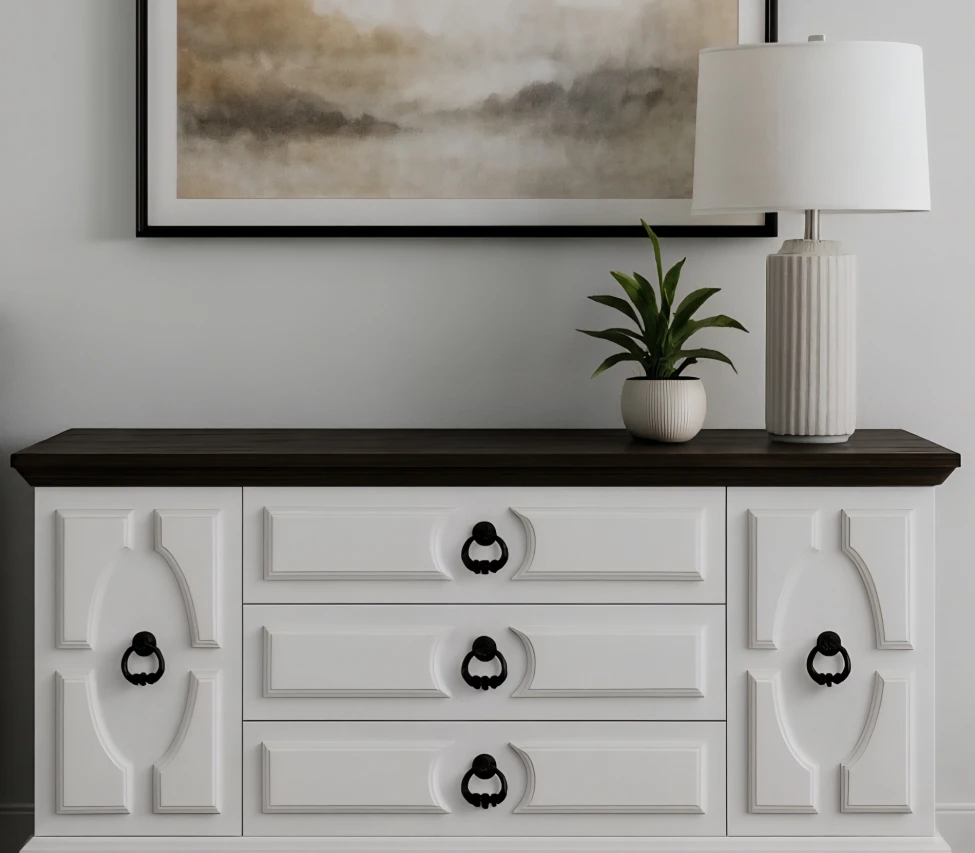 White Credenza/ dresser