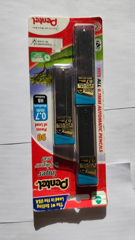 Pentel Super Hi-Polymer Lead 0.7mm HB image indicator(2)