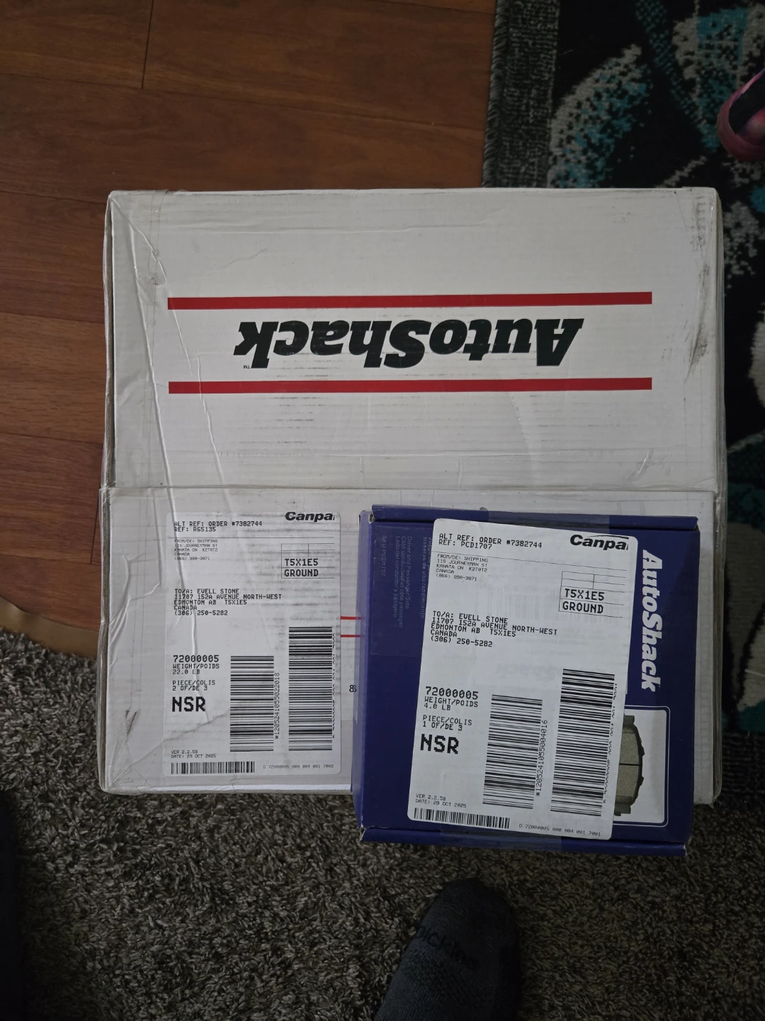 AutoShack Brake Pads/6 bolt - Rotors(2)