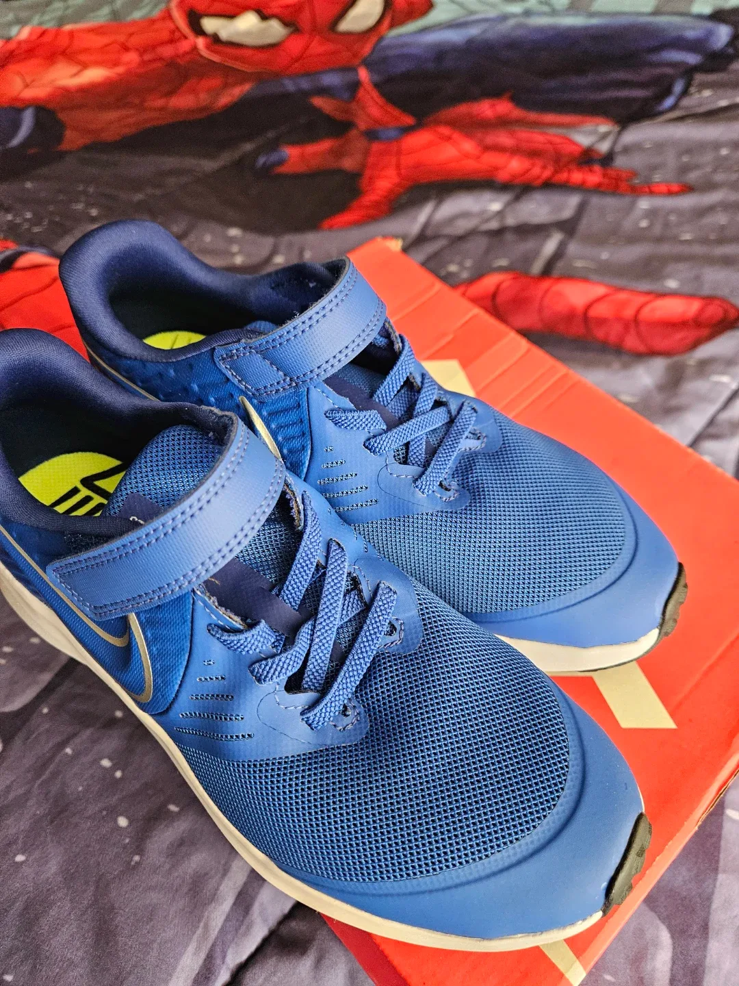 Nike Star Runner 2.0 Blue Kids Shoes - Size 3Y image indicator(3)