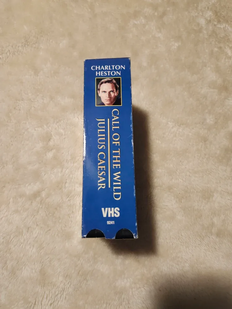 Charlton Heston VHS Tapes: Call of the Wild & Julius Caesar image indicator(2)
