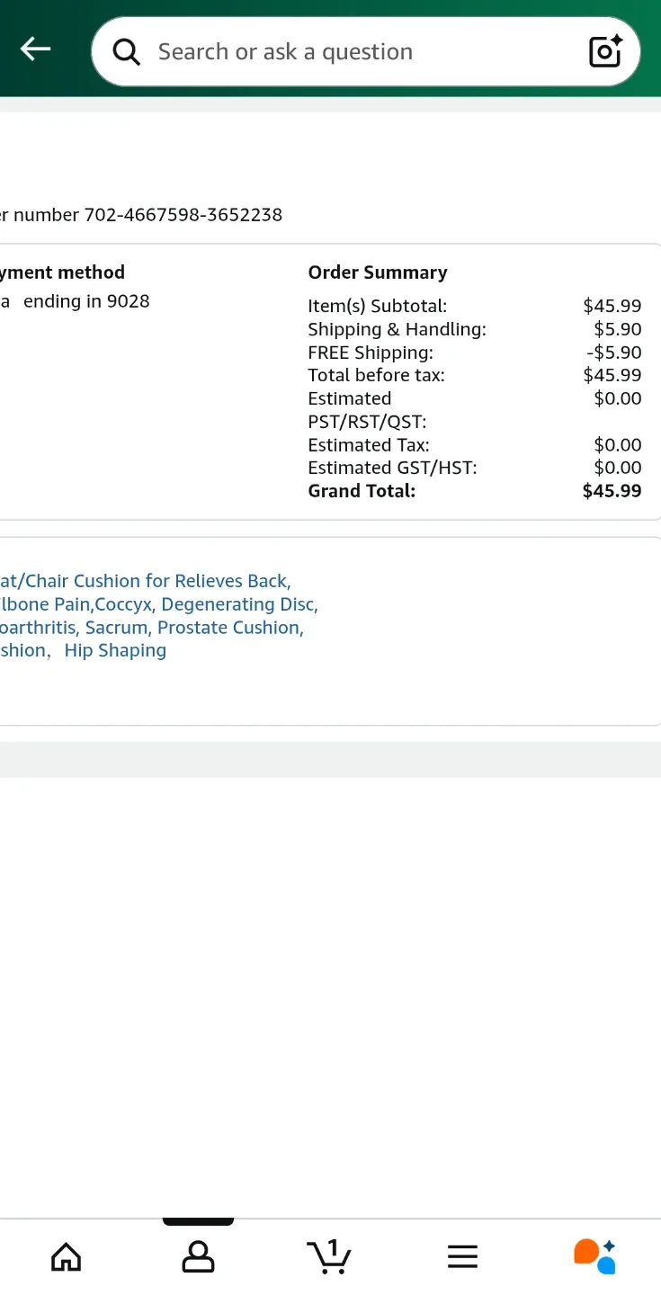 Royi Memory Foam Seat Cushion for Back/Sciatica Pain image indicator(6)