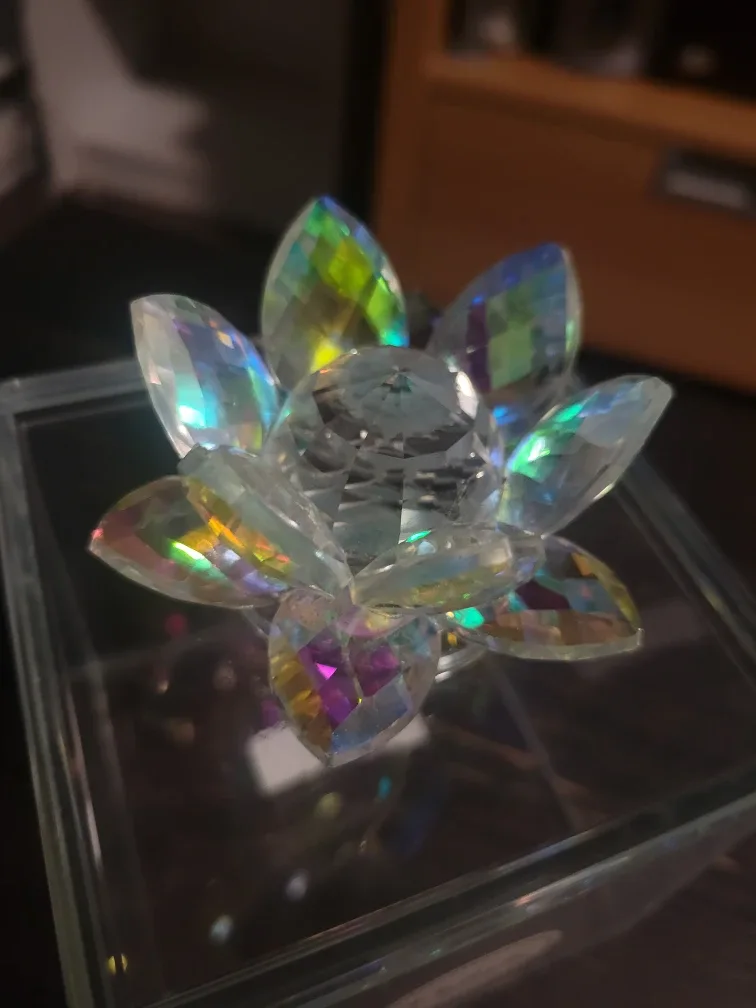 Vidali Collection Glass Box with Crystal Lotus image indicator(2)