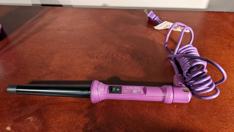 Curling wand 25/18 purple