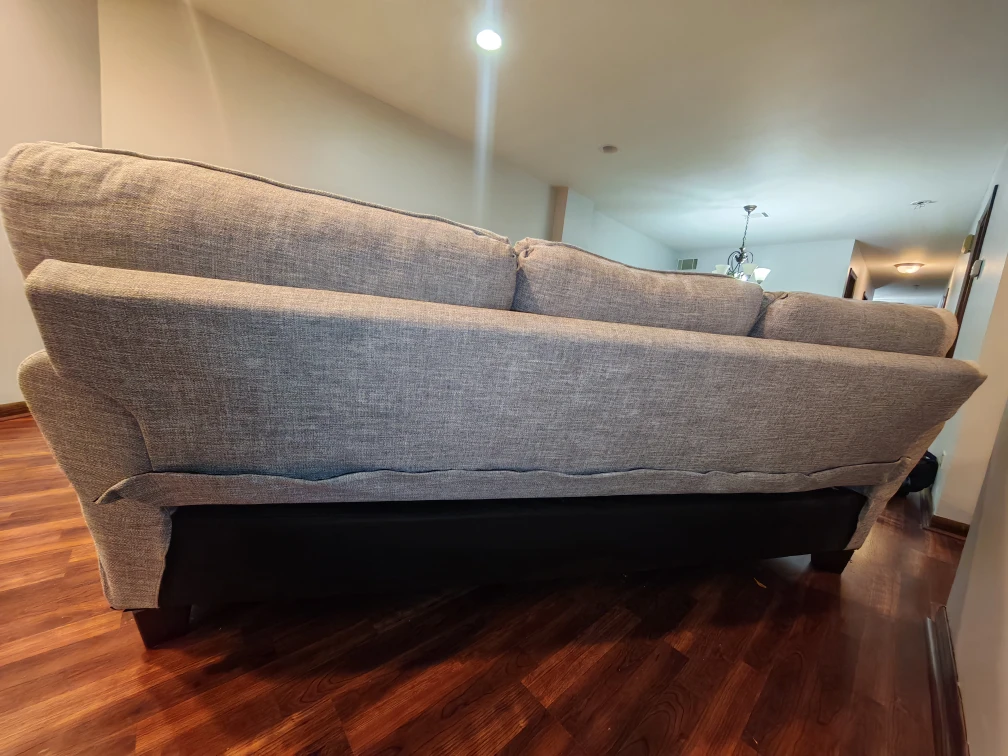 Comfortable 3-Seat Sofa - Light Gray - photo 4