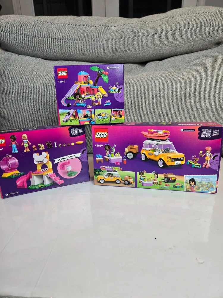 3 brand new lego friends toy lot   42659, 42665, 42640 image indicator(10)