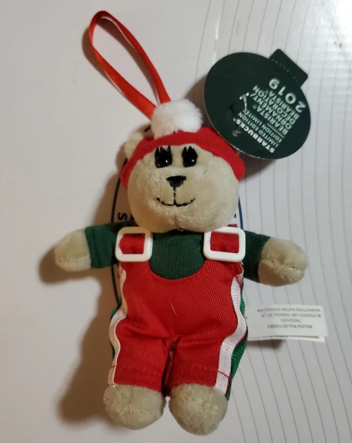 Limited Edition Starbucks Bearista Ornament (5")($10 Firm)