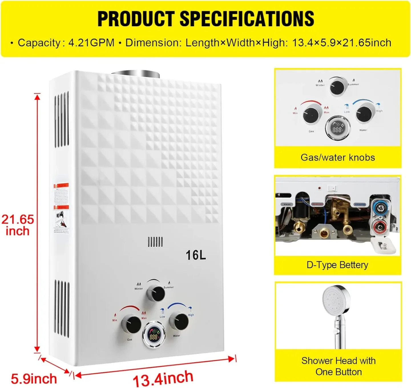 Tankless Water Heater BNIB image indicator(6)