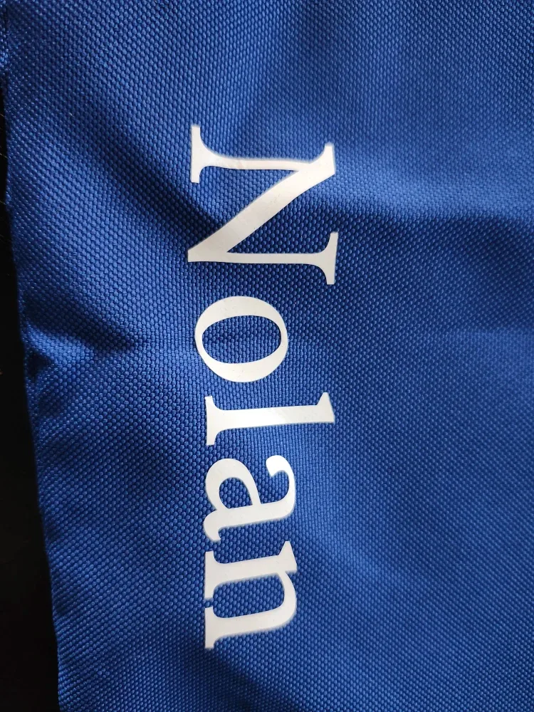 Blue Drawstring Bag - Customizable image indicator(2)