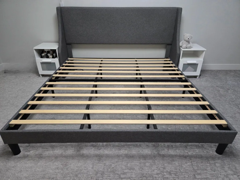 King Size Upholstered Bed Frame & 10" deep Mattress image indicator(4)