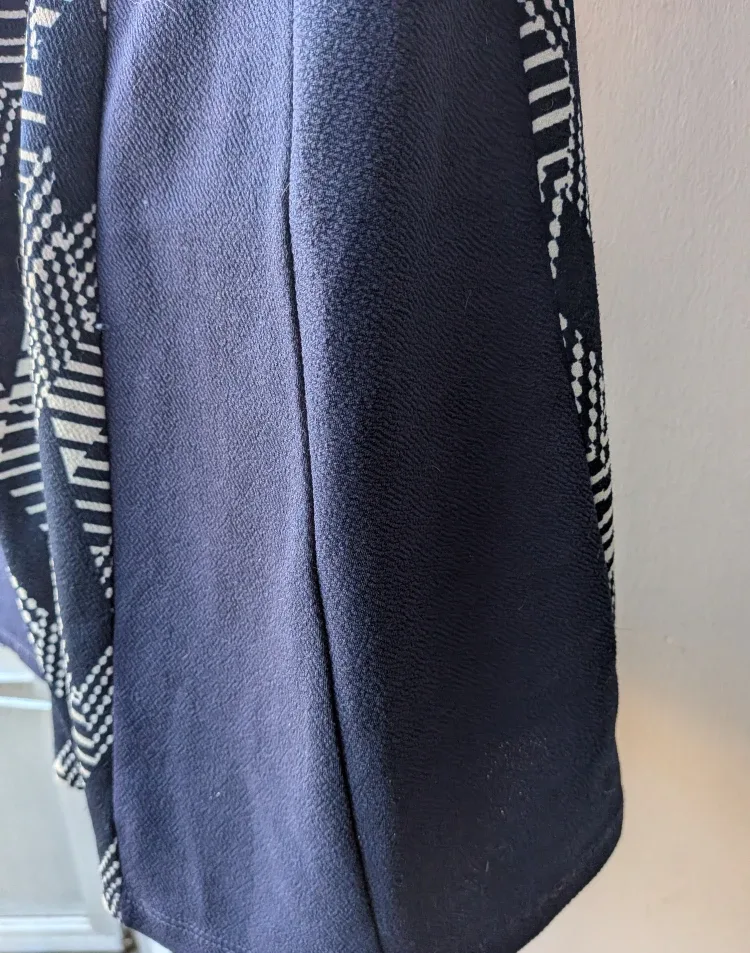 Patterned Navy Skirt image indicator(9)