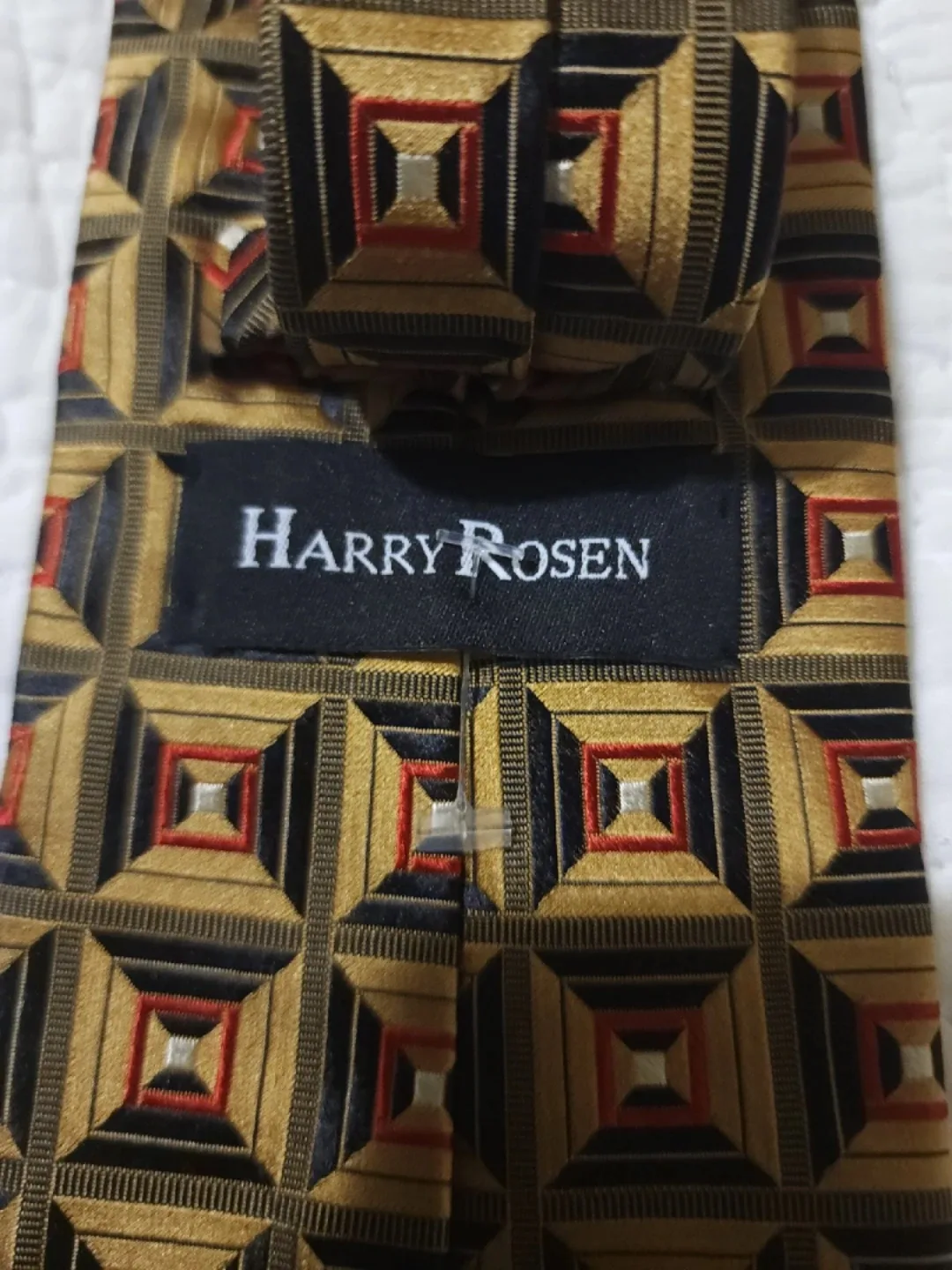 Harry Rosen Geometric Pattern Tie image indicator(3)