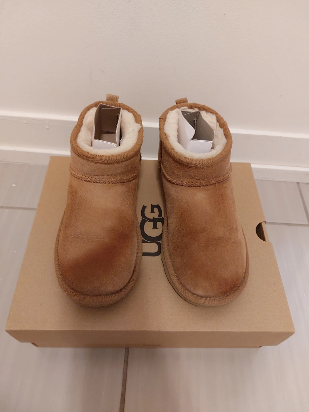 UGG Classic Ultra Mini Boot Chestnut - Size 3