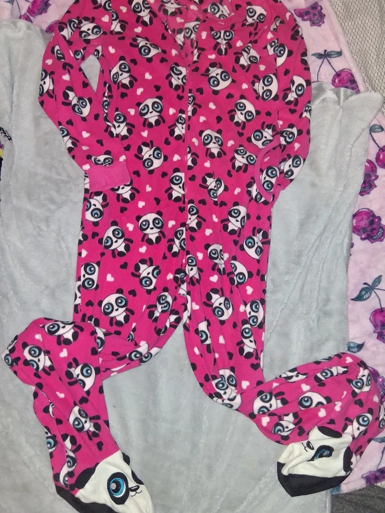 Panda Footed Pajamas