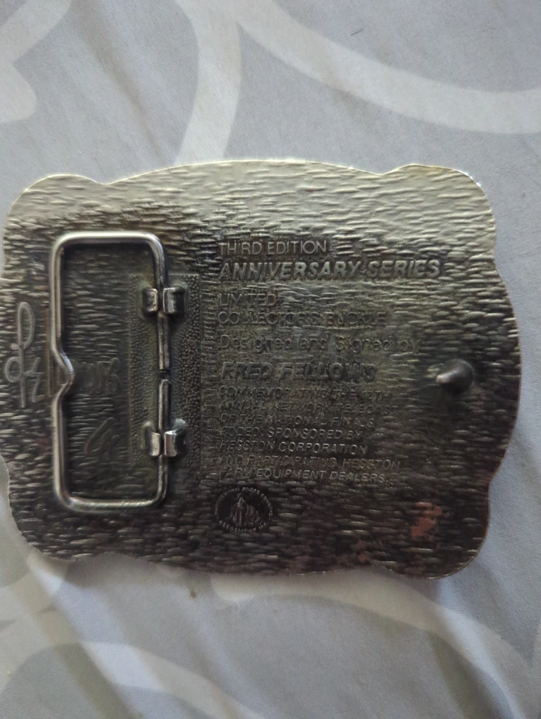 Hesston NFR Rodeo Belt Buckle - photo 2