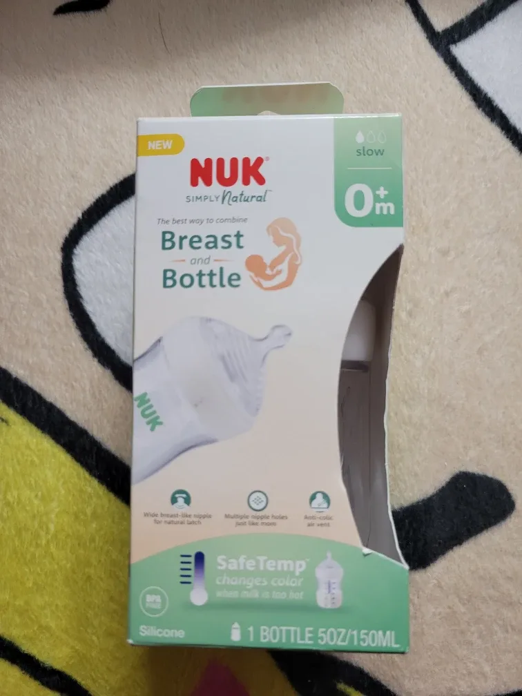 NUK Simply Natural Breast & Bottle, New