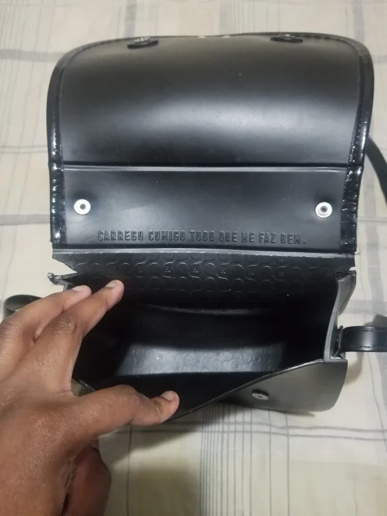 Bolsa Joile Black Leather Shoulder Bag image indicator(7)