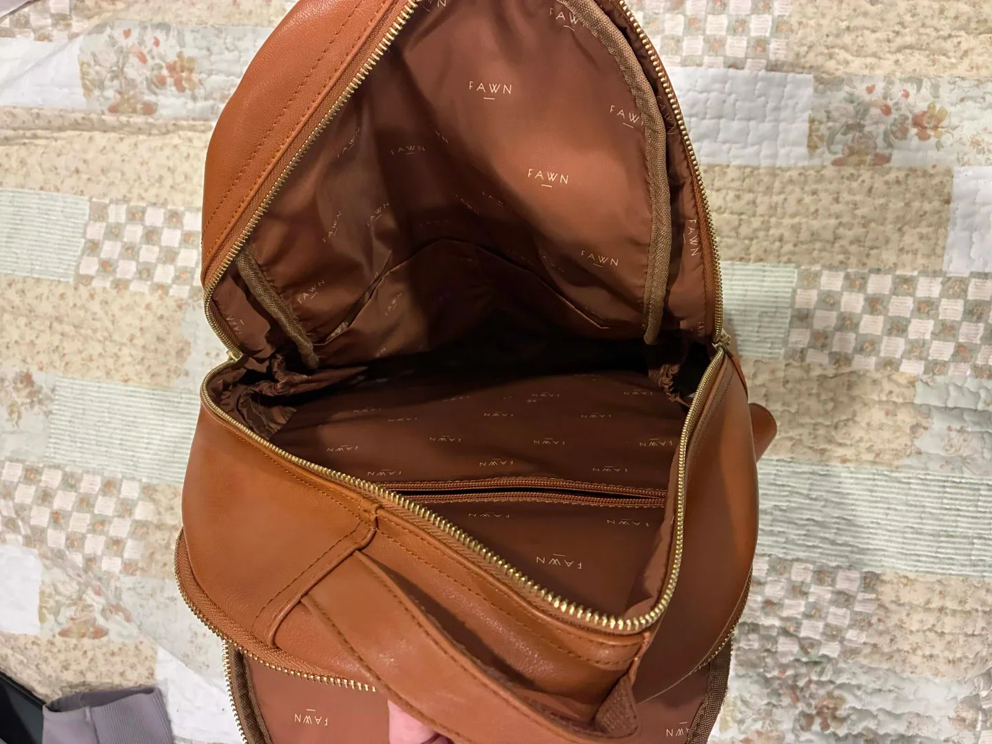 Fawn Design Brown Backpack image indicator(4)