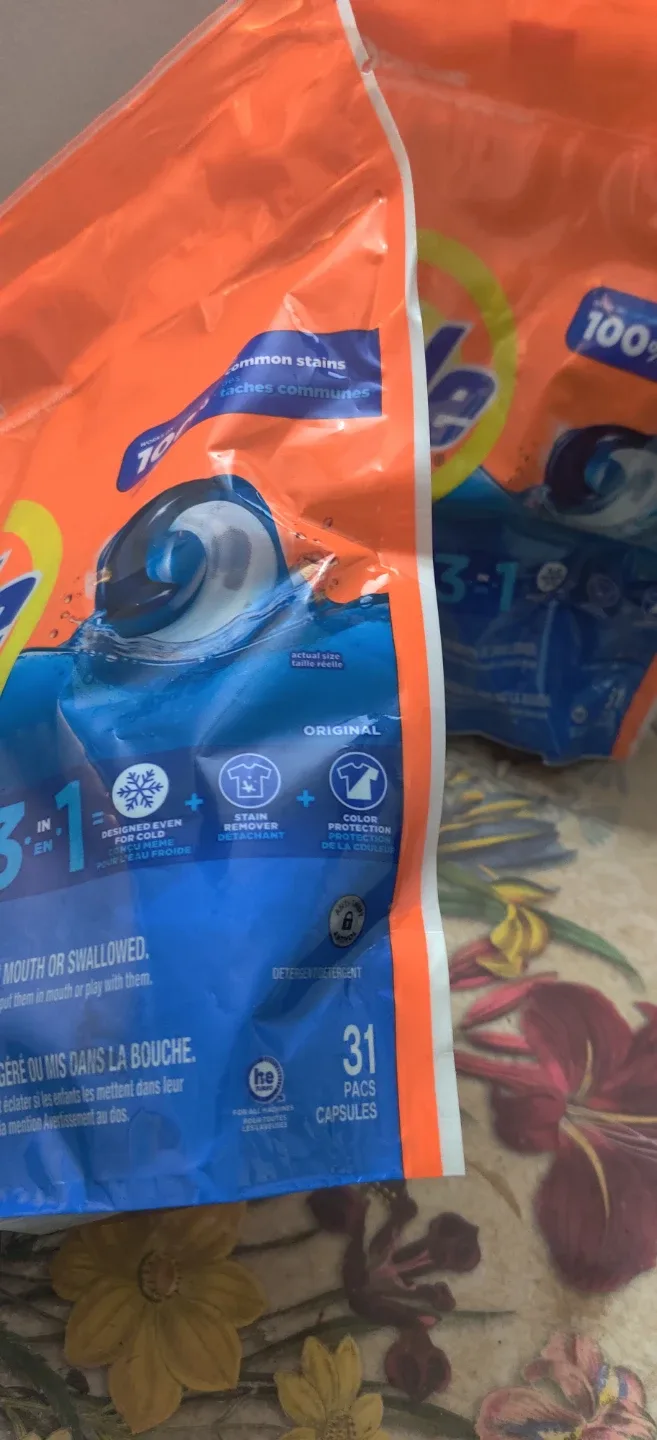 Tide Pods 3-in-1, 31 count x 2 image indicator(2)