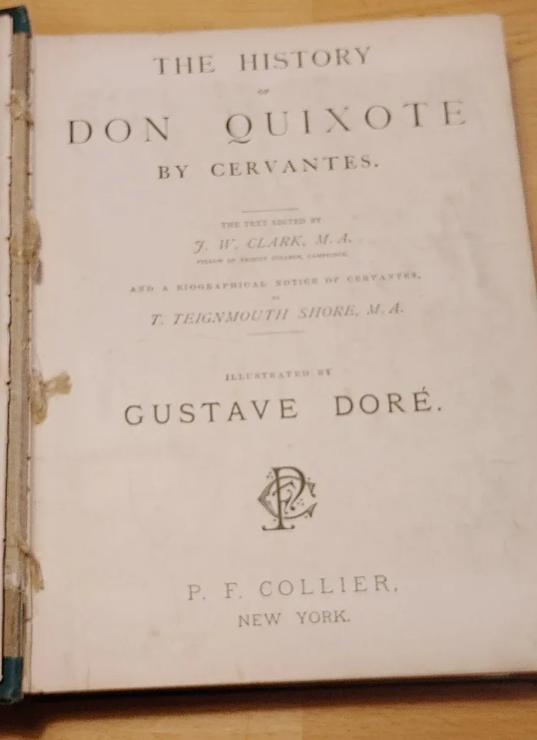 Antique Don Quixote image indicator(10)