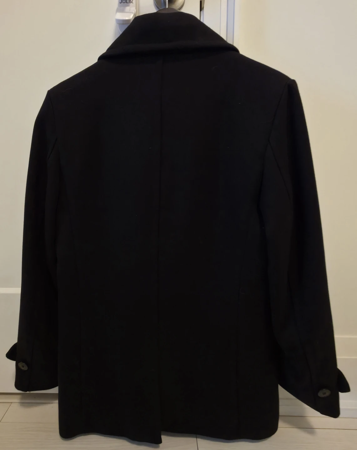 H&M Black Pea Coat - Size 34R - photo 4