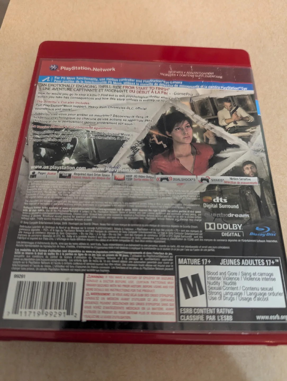 Heavy Rain Director's Cut - PS3 Game image indicator(2)