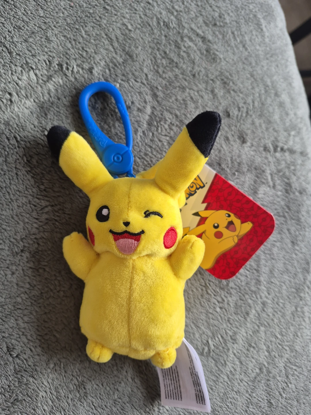 Pikachu Pokemon Plush Keychain 5" Toy Backpack Accessory