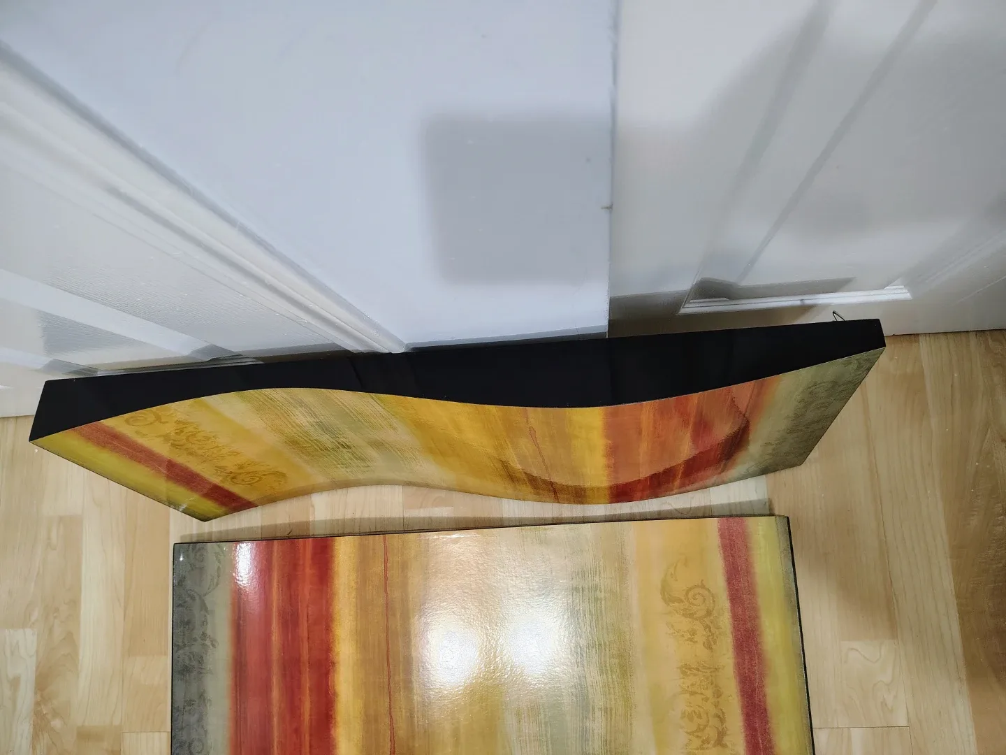 Set of 3 Wall Art Panels - Striped Pattern 30 x 12 inch each image indicator(2)