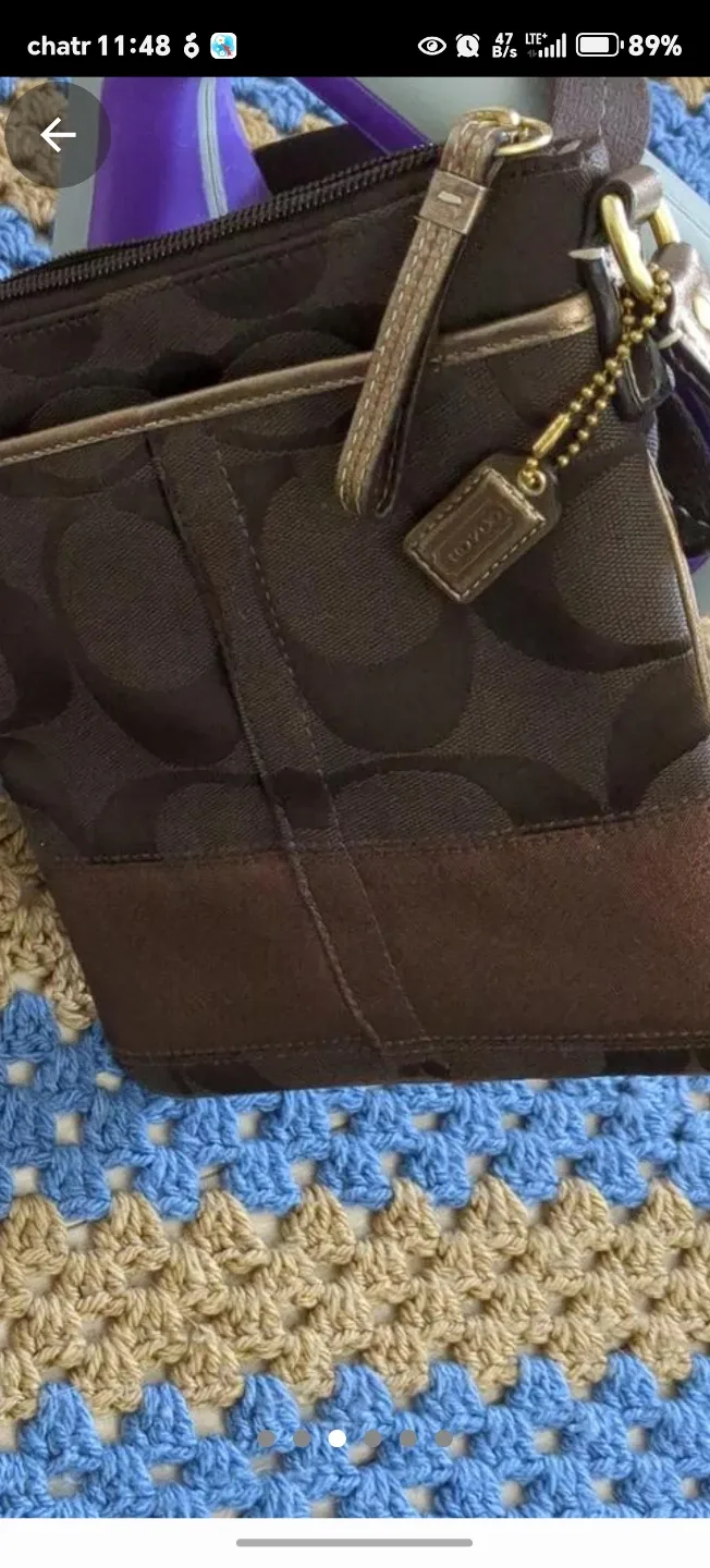 Coach Brown Crossbody Bag thumbnail