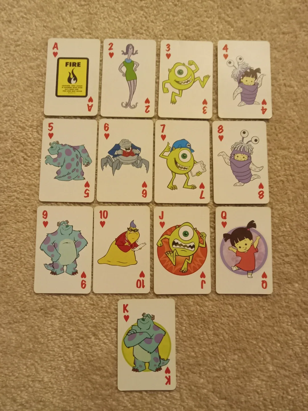 Monsters, Inc. Vintage Playing Cards and Case image indicator(5)