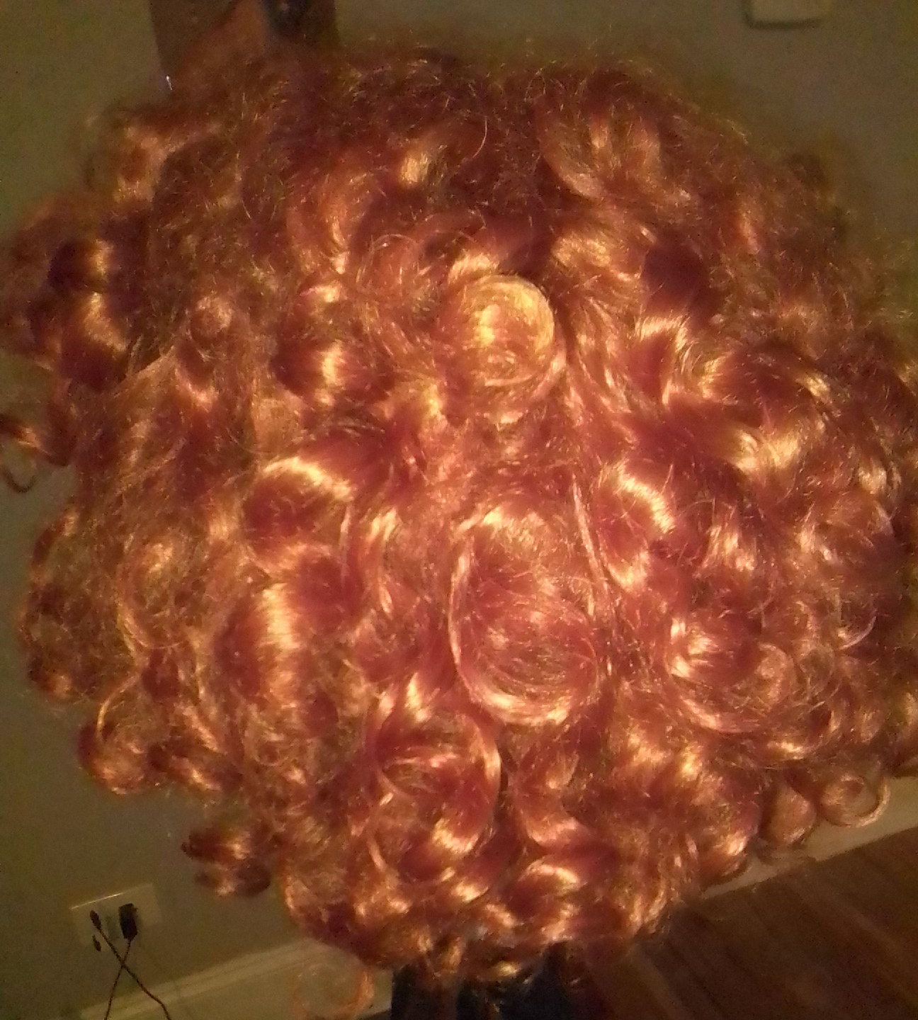 ginger curly wig - photo 2
