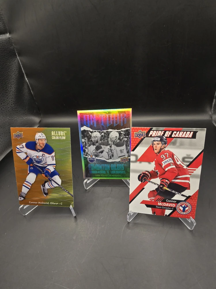 Lot Of 3 Connor McDavid Hockey Cards