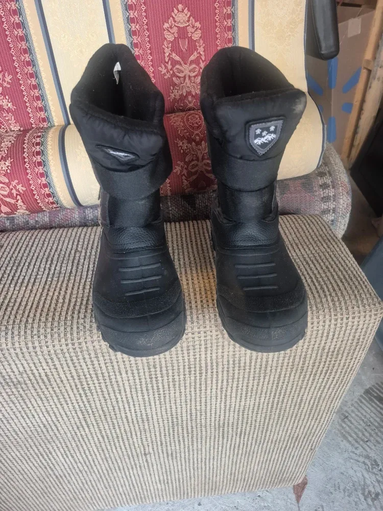 Black Winter Snow Boots image indicator(2)