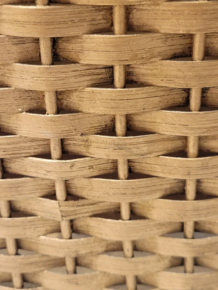 Woven Wicker Magazine Rack. Farmhouse basket image indicator(3)