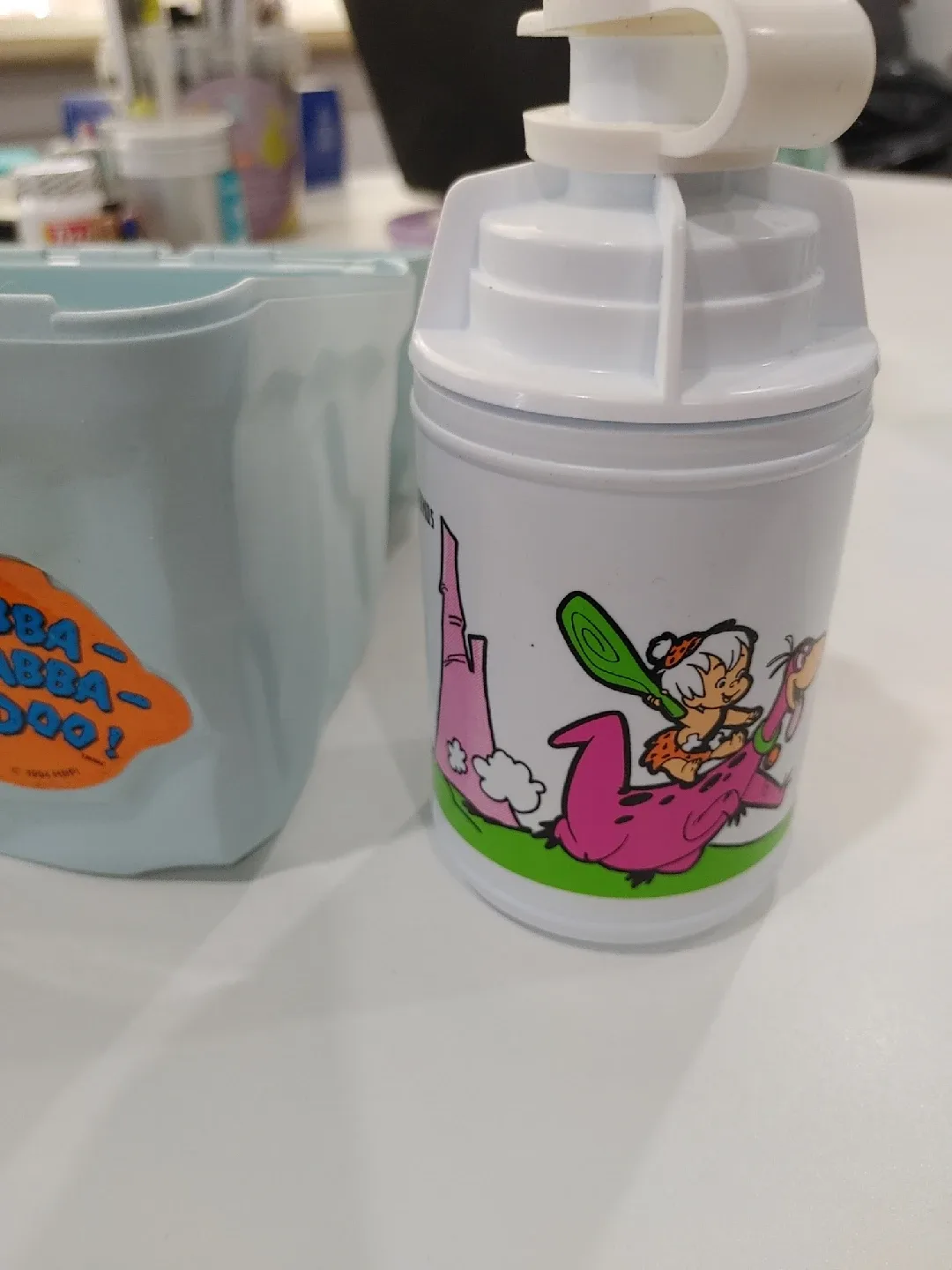 🧡SUPER RARE COLLECTIBLE FLINTSTONES LUNCH BOX NEW image indicator(4)