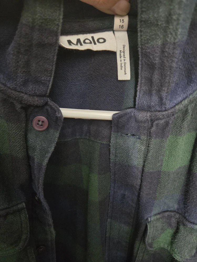 Molo Flannel Hoodie Size 15/16